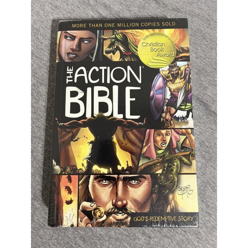 The Action Bible Hardcover Graphic Novel Christian Book Award God's Redemption S
